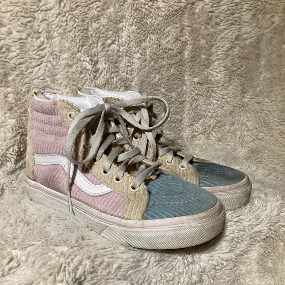 Vans kids high top skate shoe Sz 1 US - Picture 1 of 4